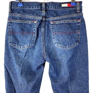 Tommy Hilfiger Jeans Vintage Y2K Women 5 28 Straight Leg Capris Crop Dark Denim